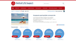 Desktop Screenshot of medicalllifesupport.nl